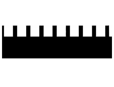 Tandlijst R2 28cm 10 stuks
